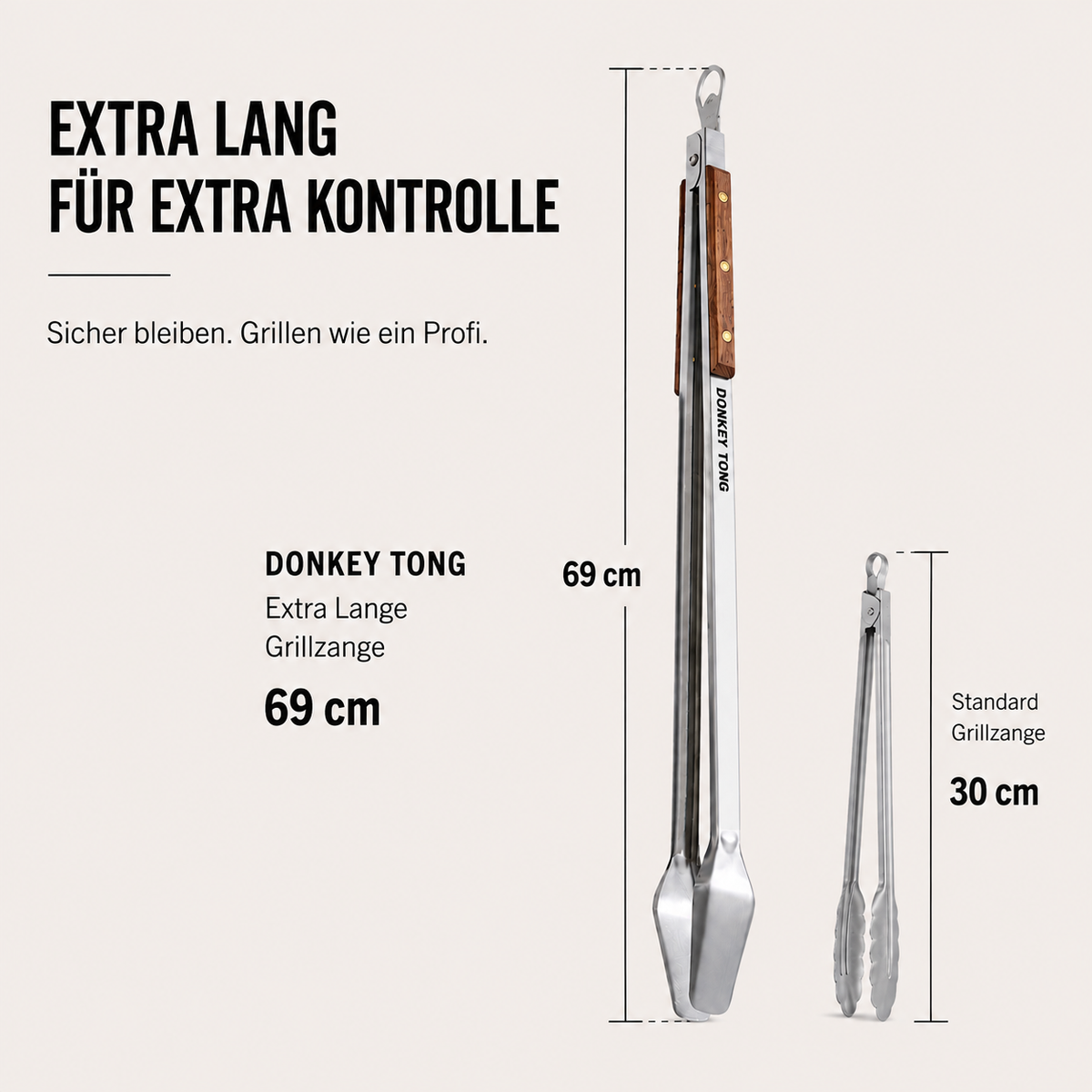 Donkey Tong – Grillzange 69cm